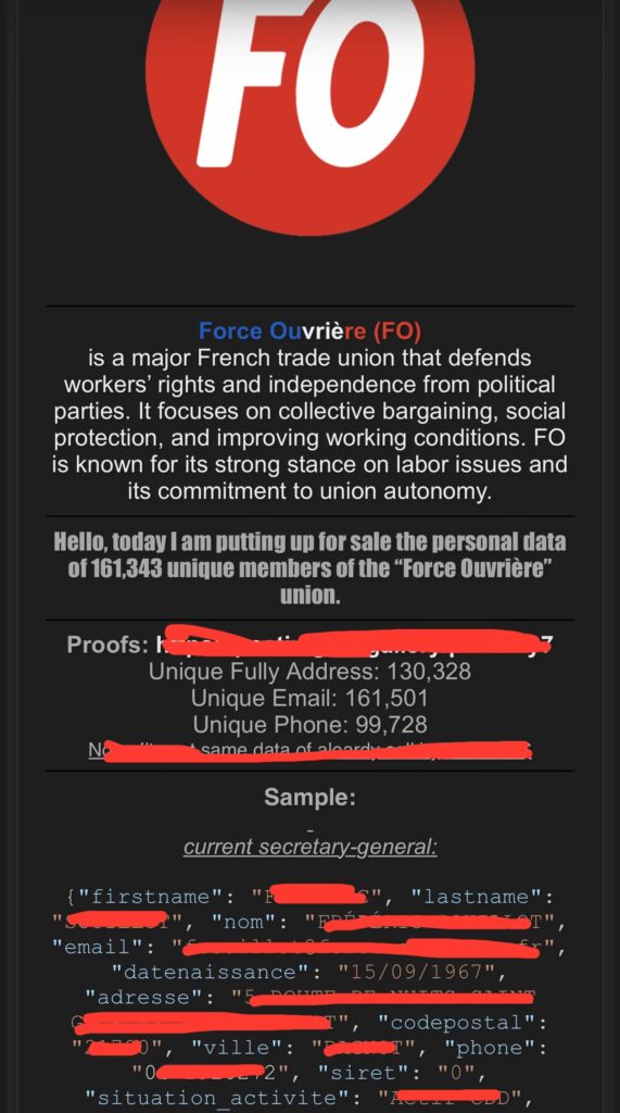 FO preuve cyberattaque