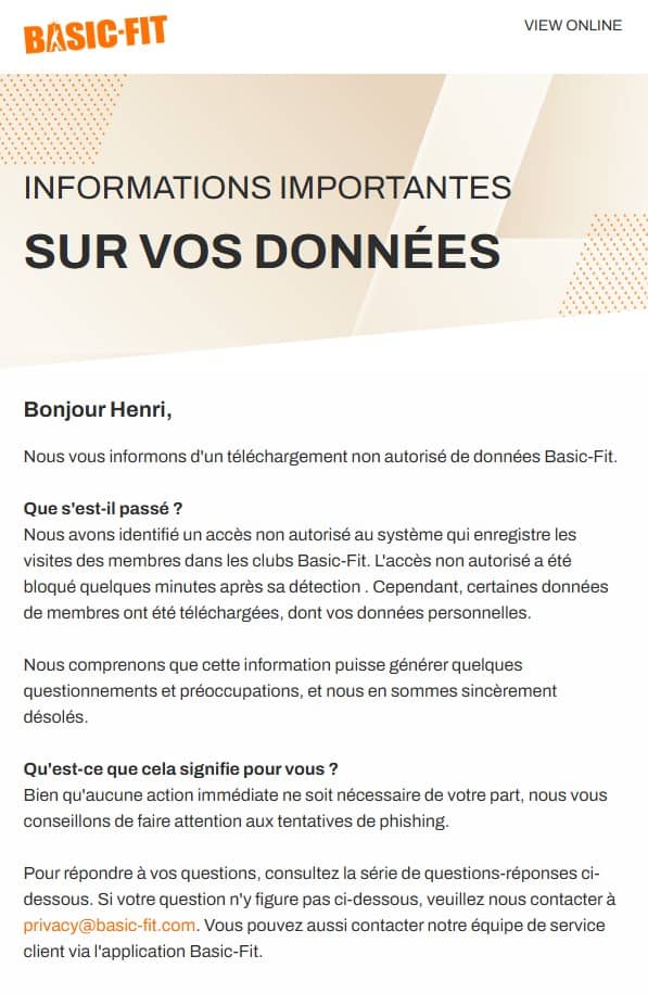 CyberAttaque basic fit