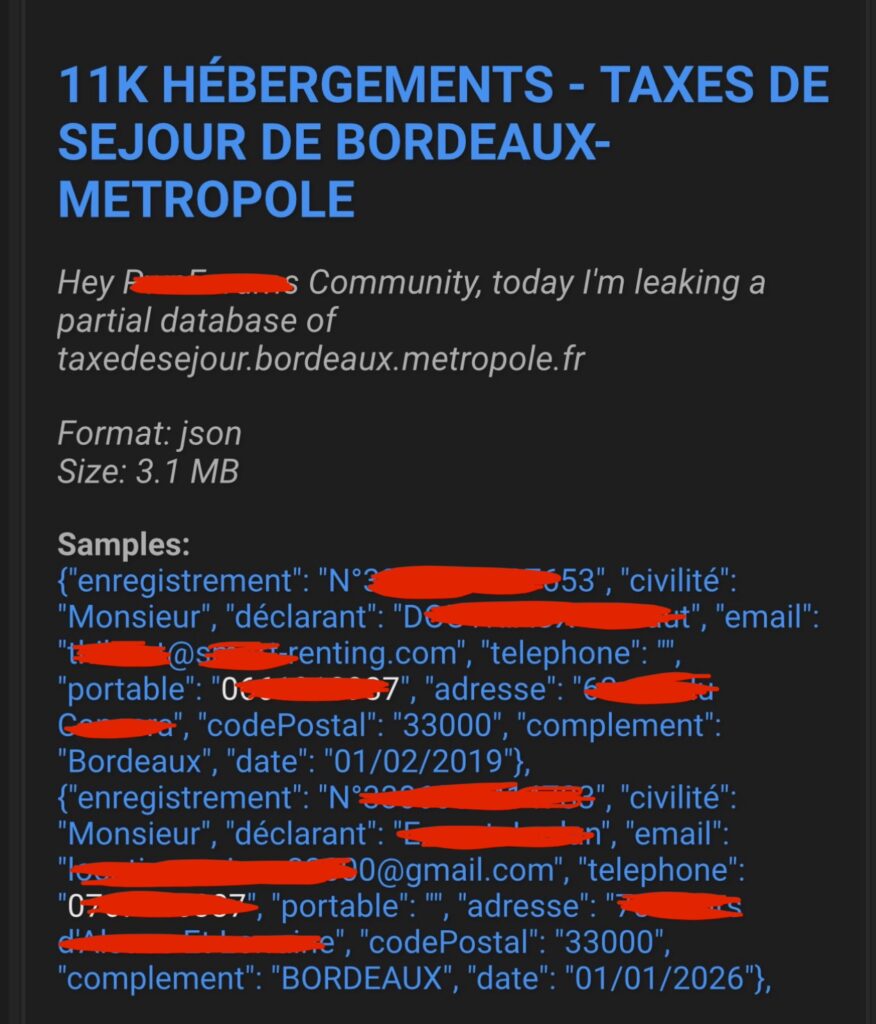 Bordeaux cyberattaque