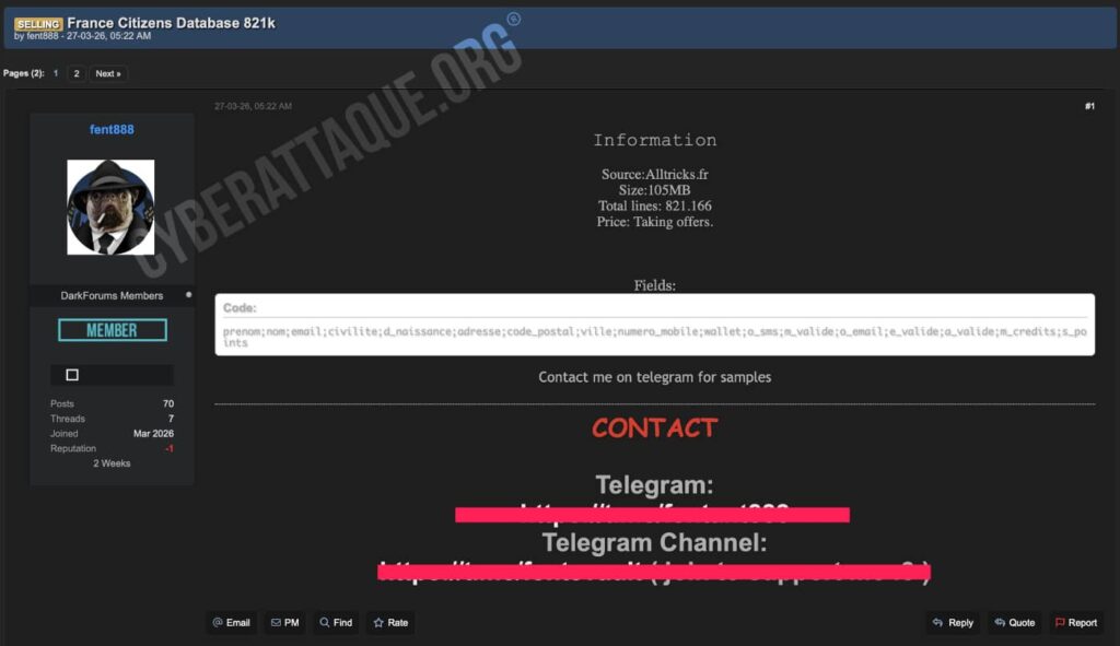 cyberattaque Alltricks