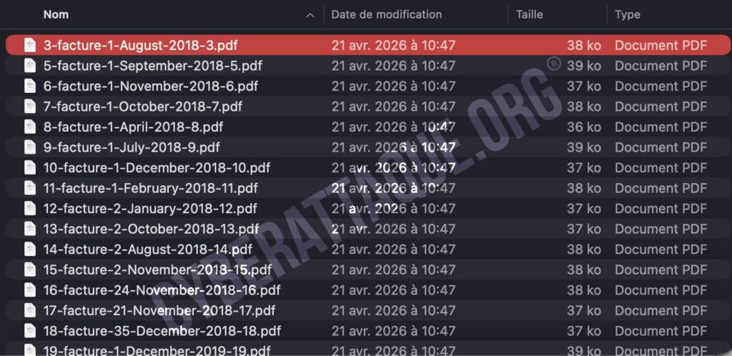 factures cyberattaque sejourneur