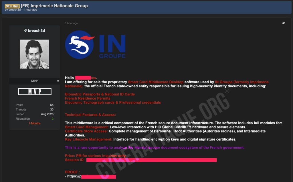 revendication imprimerie nationale