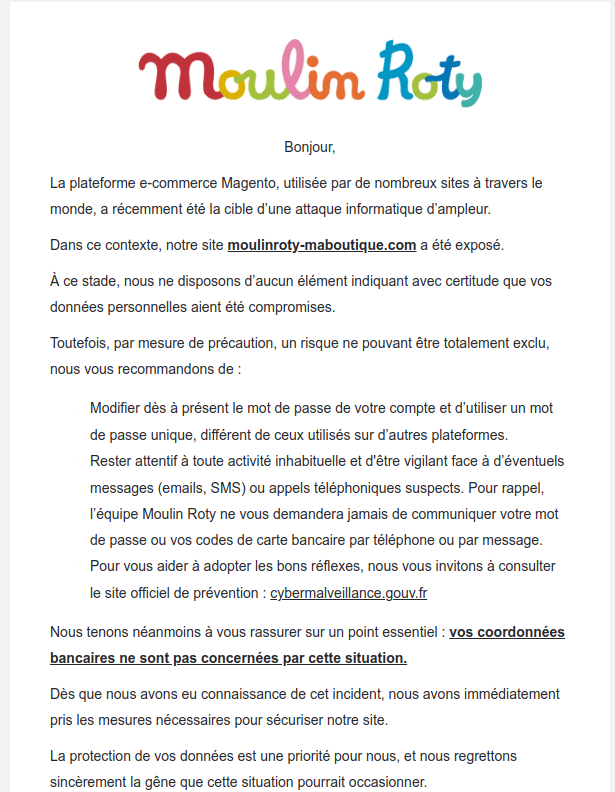 moulin roty cyberattaque