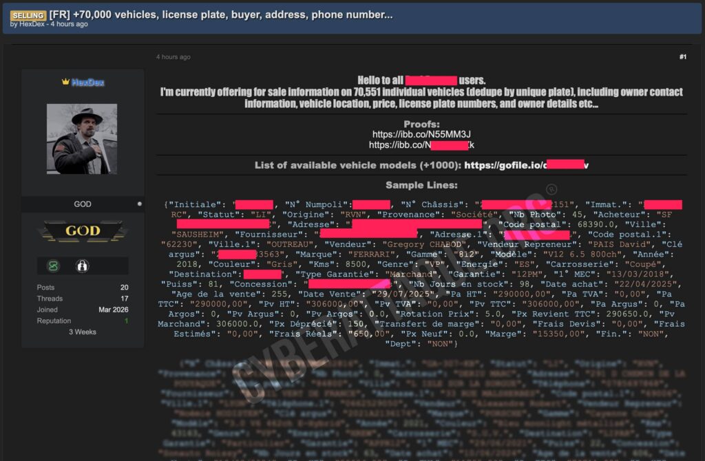 Voiture cyberattaque