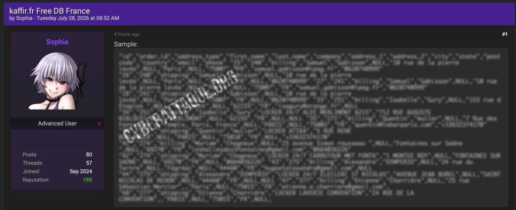 kaffir cyberattaque