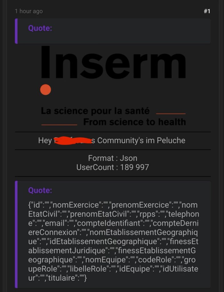 Inserm cyberattaque