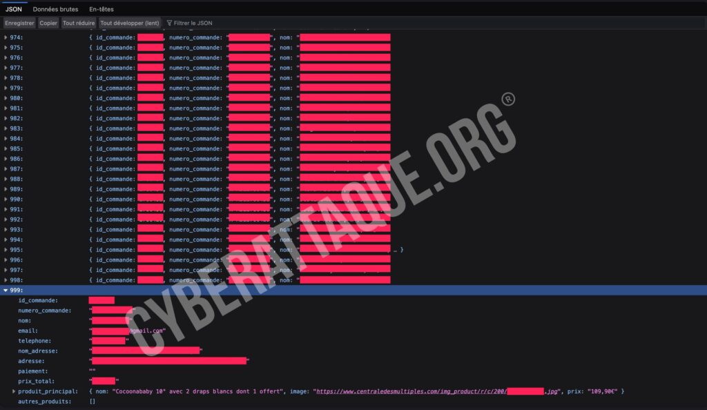 allobebe sample cyberattaque