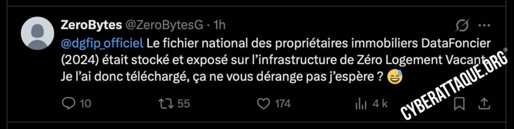 Zero logement vacant tweet ZeroBytes