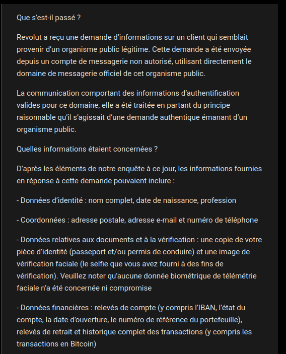 CyberAttaque revolut