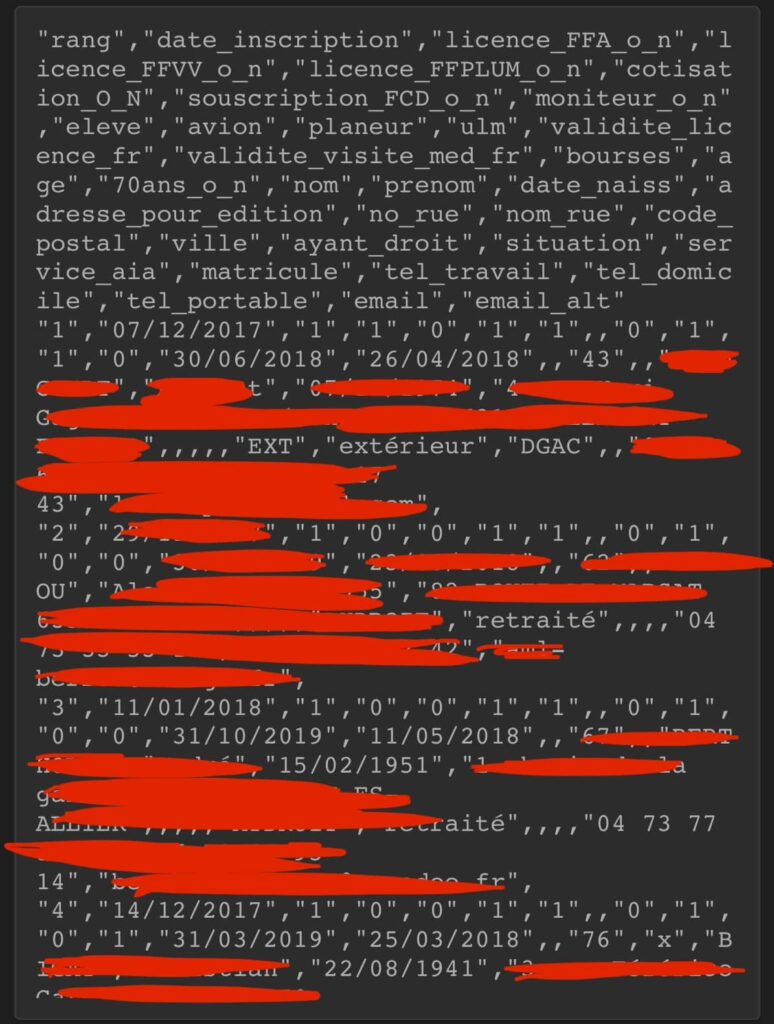 Acaia cyberattaque