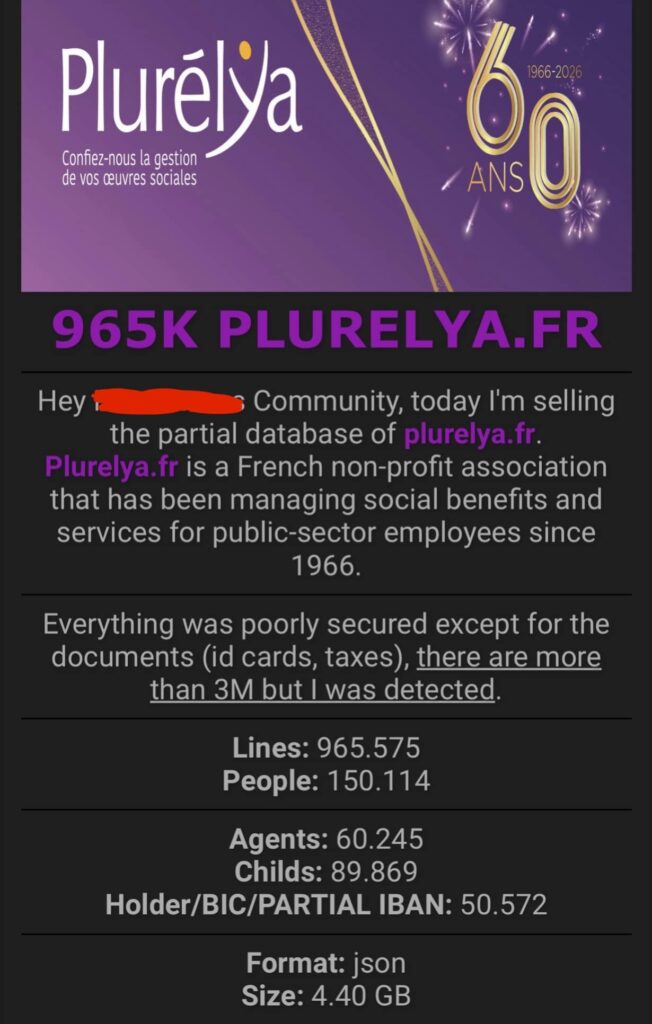 Plurélya Cyberattaque