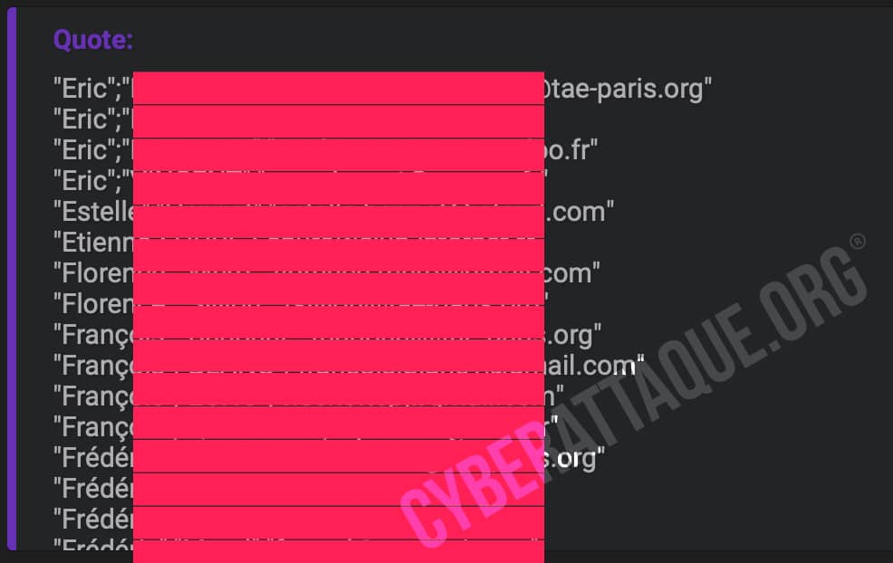 Greffe du Tribunal des Activités Économiques de Paris cyberattaque