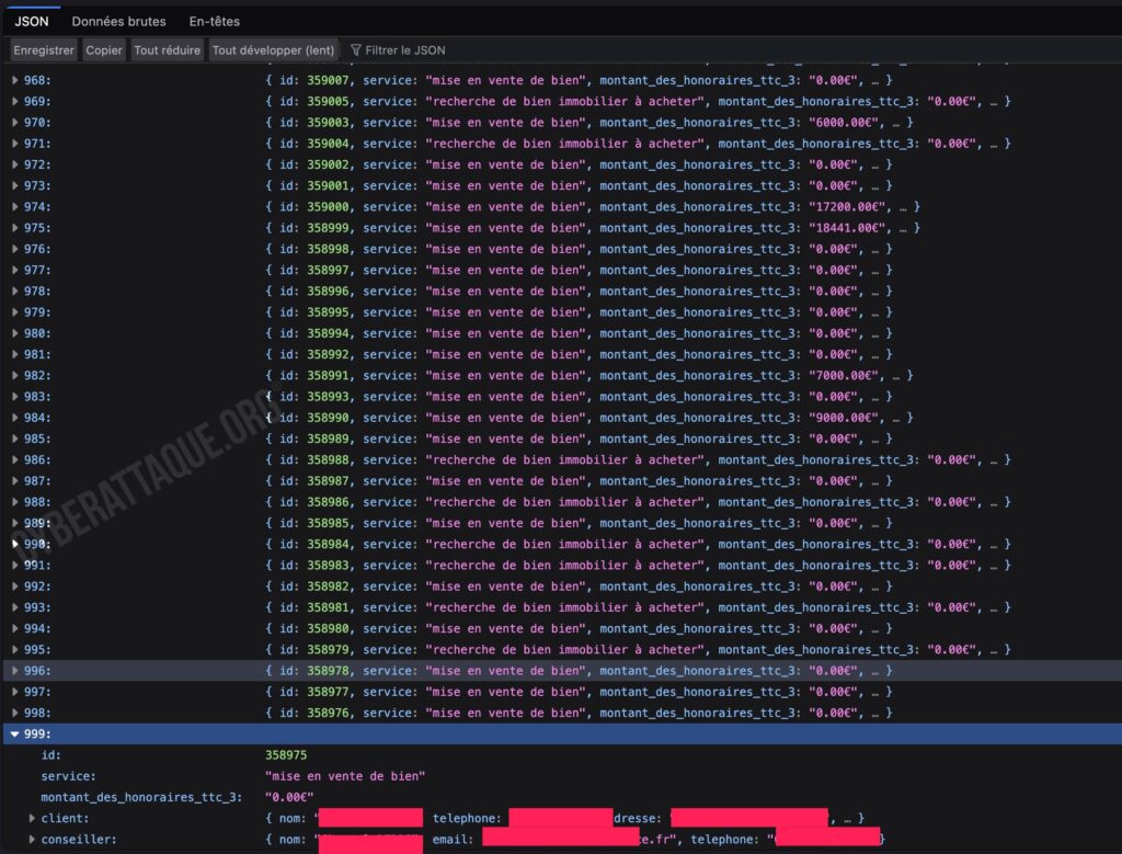 échantillon IAD cyberattaque nosrezo