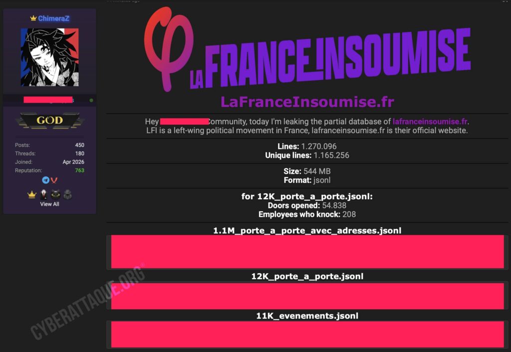 LFI cyberattaque