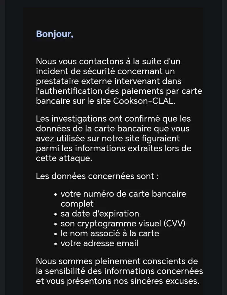 Cookson-CLAL cyberattaque