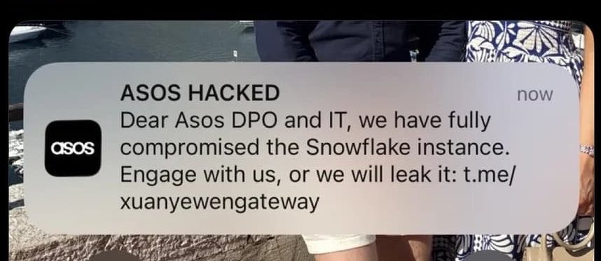 asos cyberattaque