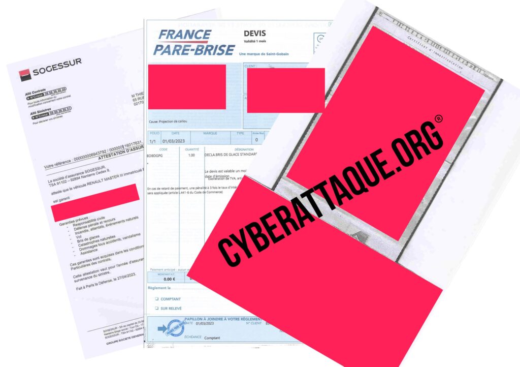 France Pare-Brise cyberattaque
