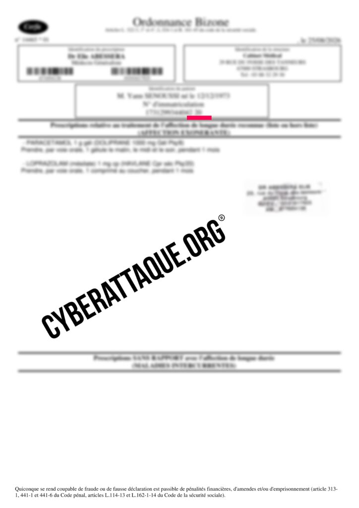 Pharmacie de la Cigogne à Strasbourg cyberattaque