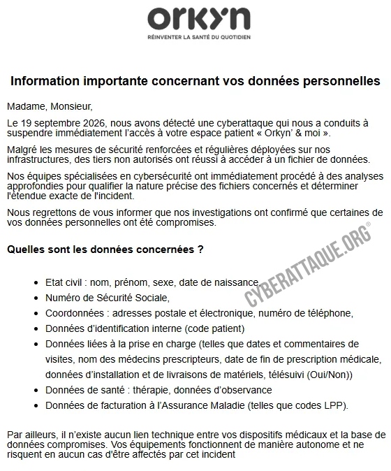 Orkyn cyberattaque air liquide
