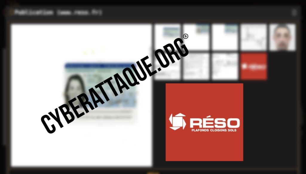 Réso cyberattaque