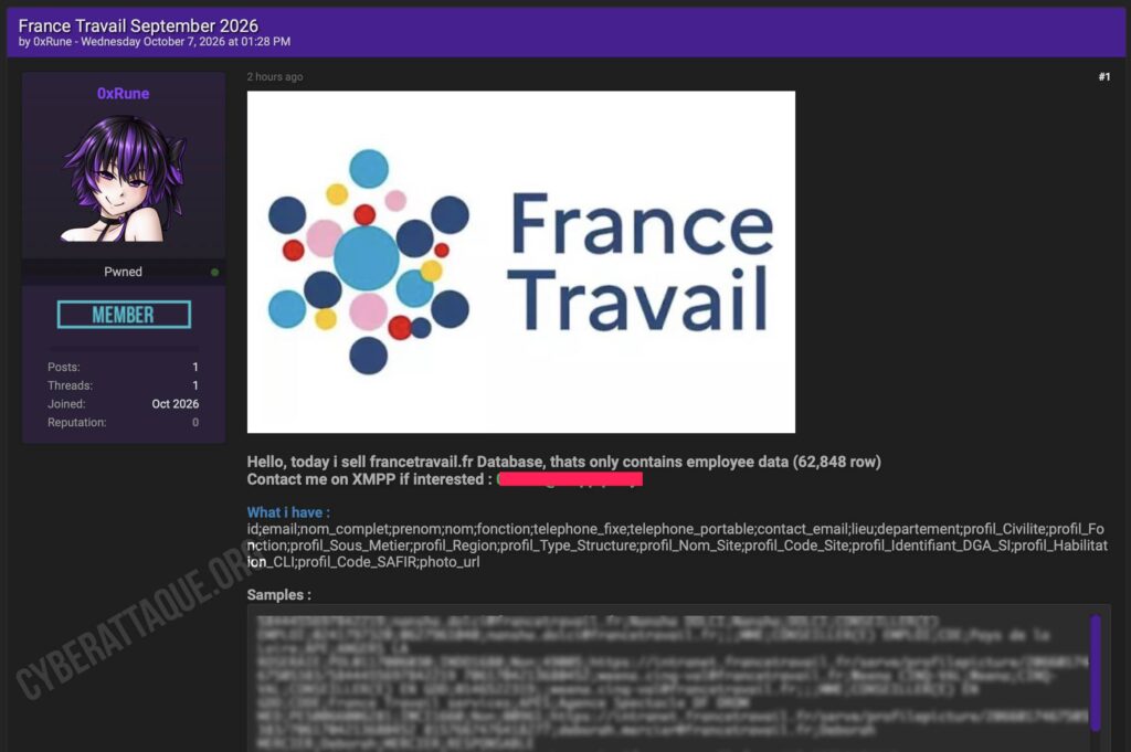 revendication france travail